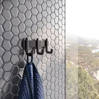 Hewi Serie 480 Hakenleiste 480.90.00270EC mit 3 Haken, PVD