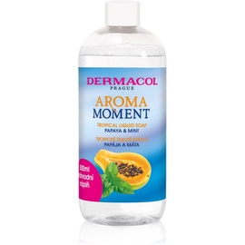 Dermacol Botocell Dermacol Aroma Moment Papaya & Mint Tropical Liquid Soap 500 ml Erfrischende flüssige Handseife Unisex
