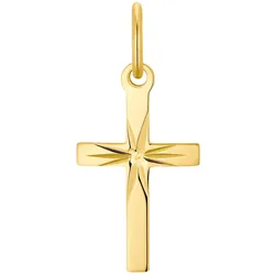 Ketten-Anhänger AMOR "2028385", gold (gelbgoldfarben), Schmuckanhänger, Mädchen, Gelbgold 375, 0,25 g, Made in Germany