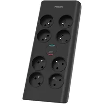 Philips Steckdosenleiste 2 m Schwarz 1 St.