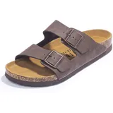FITORY Herren-Sandalen mit Fußgewölbeunterstützung, verstellbaren Schnallenriemen und Kork-Fußbett für den Sommer, bräunlich-gelb, Größe 41 - 41 EU