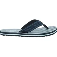 Tommy Hilfiger Damen Flip Flops Stripes Beach Sandal mit Logo, Blau (Space Blue), 39 - 39 EU