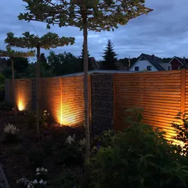 B.K.Licht Gartenstrahler - 2x 2,9W, 260lm, LED, mit Stecker, Farbfilter, warmweiß, schwarz - Schwarz