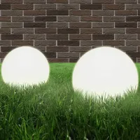 VidaXL LED-Gartenleuchten 4 Stk. Kugelförmig 25 cm PMMA