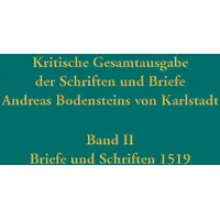 Guetersloher Verlagshaus Kritische Gesamtausgabe der Schriften und Briefe Andreas