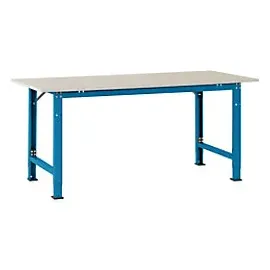 Manuflex Stationär Packtisch PACKPOOL Brillantblau 2.000 x 800 x 1.022 mm
