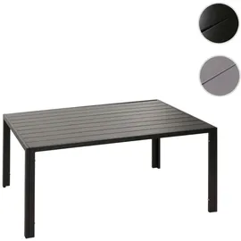 MCW Alu-Esstisch N40 Tisch Bistrotisch Gartentisch Balkontisch Wetterfest 140x80cm anthrazit