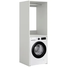 Möbel Boss Waschmaschinenschrank Free 66 x 66 x 196 cm Weiß