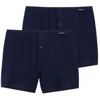 SCHIESSER Boxershorts Singel-Jersey in Dunkelblau) | Gr.: XXL