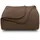 ZOLLNER Kuscheldecke 130 x 170 cm Braun