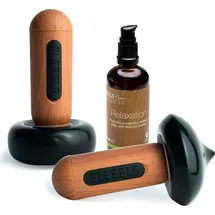 Eleeels S2 Hot Stone Massage Kollektion - Schwarz/Braun