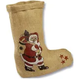 Folia Jutesack "Weihnachtsstiefel", (B)200 x (H)330 mm