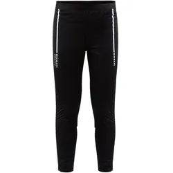 CRAFT Warm Club 3/4-Zip Langlauf-Trainingshose Kinder 999000 - black 146/152