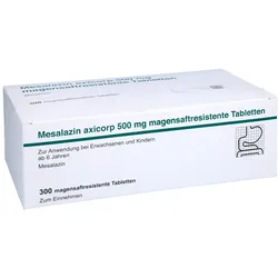 MESALAZIN axicorp 500 mg magensaftres.Tabletten 300 St