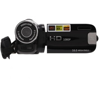 Videokamera-Camcorder, Full HD 1080P 16 MP Digitalkamera, 270° Drehung, 2,7-Zoll-Farbbildschirm, 16-facher Zoom, für Vlogging, für Jugendliche, Studenten, Anfänger, Ältere (Black)