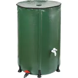 Garden Pleasure Regenwassertonne faltbar 250 L, mobiler Wassertank mit Zapfhahn, Regenfaß
