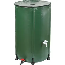 Garden Pleasure Regenwassertonne faltbar 250 L, mobiler Wassertank mit Zapfhahn, Regenfaß