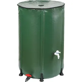 Garden Pleasure Regenwassertonne faltbar 250 L, mobiler Wassertank mit Zapfhahn, Regenfaß