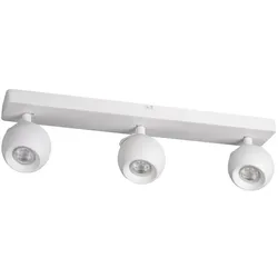 Kanlux Balken-Wand-Deckenstrahler "Galoba EL-31" GU10 3flg. weiß