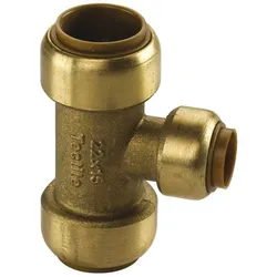 Kupfer Steckfitting Tectite T-Stück Mittelabgang reduziert 35 x 15 x 35 mm DVGW