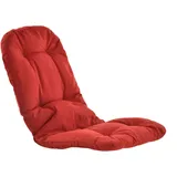 Auflage Polster Kissen 120x50  /  Schaukelstuhl / Schaukelsessel / Rot