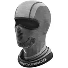 ROCKBROS Sturmhaube Motorrad Winter Balaclavas Unisex für Fahrrad Snowboard Ski Laufen Für mehrere Wintersports grau