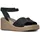 Crocs Brooklyn Ankle Strap Wedge Sandalen Black / Mushroom 41-42