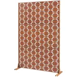 casa.pro Trennwand Basciano 120 x 40 x 180 cm Braun