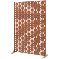 casa.pro Trennwand Basciano 120 x 40 x 180 cm Braun