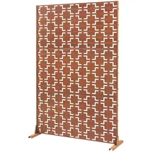 casa.pro Trennwand Basciano 120 x 40 x 180 cm Braun