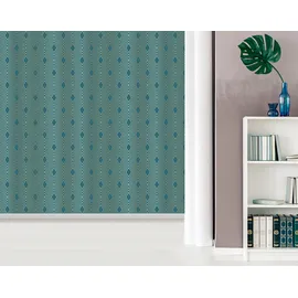Queence Vinyltapete Kourtney 90x300 cm 90 g blau 34193