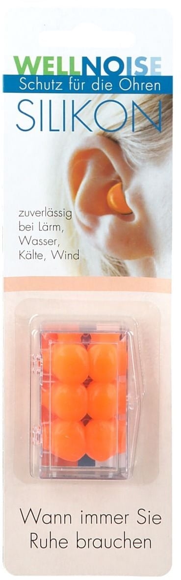 Wellnoise Ohrenstopfen orange Blister