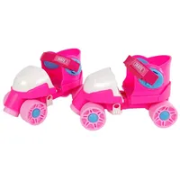 Van Manen Rollschuhe Kids Globe Rollschuhe rosa Größenverstellbar 24-30, Inliner für Kinder