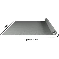 Intirilife Fliegennetz aus Fiberglas Grau Meterware Breite 150cm Maschenweite 1,2mm - UV beständig Fliegengitter Insektenschutz Gitter Fenster Tür