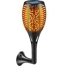 Tectake GmbH 6er Set Solarleuchten Flare, LED, Dämmerungssensor 6