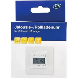 REV Ritter REV Rollladenzeitschaltuhr Komplettgerät Unterputz + Rahmen