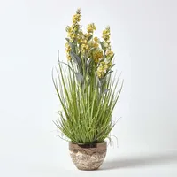 Homescapes KUNSTPFLANZE Lavendel gelb 66 cm