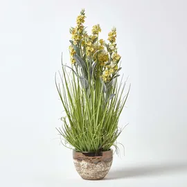 Homescapes KUNSTPFLANZE Lavendel gelb 66 cm