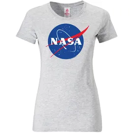 LOGOSHIRT NASA grau S