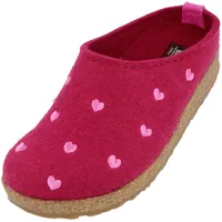 HAFLINGER Grizzly Cuoricini Rot 42
