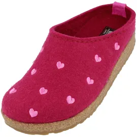HAFLINGER Grizzly Cuoricini Rot 42