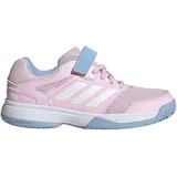 adidas Kinder Hallenschuhe Speedcourt Indoor, Größe 28 - clear Pink/Ftwr white/glow blue - 28