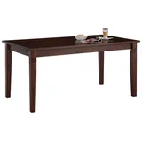 Home Affaire Esstisch HOME AFFAIRE "Danuta", braun (dunkelbraun), B:160cm H:75cm T:90cm, Tische, Esstisch, wahlweise mit Schublade, aus massiver Kiefer, FSC-zertifiziert