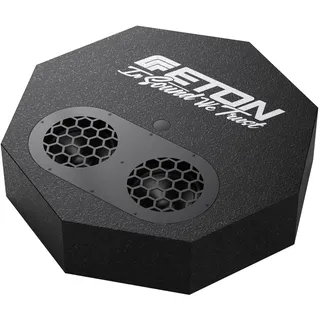 Eton Res Flat Flacher Aktiver Reserverad Subwoofer 300 Watt RMS - 2X 13cm Langhub-Subwoofer - 126mm Gesamthöhe