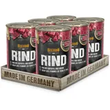 BELCANDO Rind mit Kartoffel & Erbsen 6x400g Nassfutter Hundefutter Dosen Futter