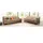 DOMO collection 3-2 Garnitur 2-Sitzer + 3-Sitzer braun