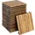 Tectake Terrassenfliesen Tabula 1,92 m2 31 x 31 x 2,2 cm braun