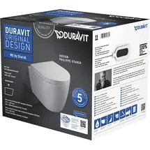 Duravit ME by Starck Wand-WC mit WC-Sitz Weiß