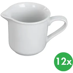Milchglas MONA 0,1 l, Porzellan, 12 Stück