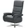 Wohnwert Relaxsessel Mira Leder 81 x 119 x 93 cm Blau mit Relax-Funktion